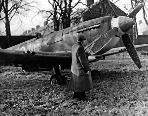 The RAF Supermarine Spitfire (TD135) which stood in the grounds of 346 ATC squadron The RAF Supermarine Spitfire (TD135) which stood in the grounds of 346 ATC squadron