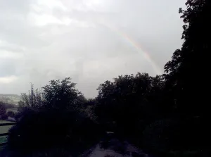 A Rainbow over Harthill Hayes Country Park in Hartshill, near Nuneaton in Warwickshire A Rainbow over Harthill Hayes Country Park in Hartshill, near Nuneaton in Warwickshire