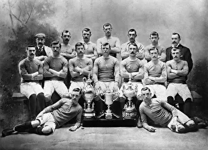 Rangers FC team Line-up season 1896-97 with Glasgow Cup Scottish Cup Glasgow Charity Cup Rangers FC team Line-up season 1896-97 with Glasgow Cup Scottish Cup Glasgow Charity Cup