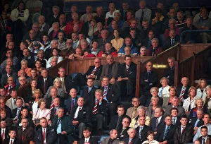 Rangers v Aberdeen 1999 football Sean Connery with supporters Rangers v Aberdeen 1999 football Sean Connery with supporters