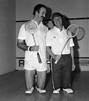 Rank Xerox pro-celebrity squash challenge played at Wimbledon Stadium Rank Xerox pro-celebrity squash challenge played at Wimbledon Stadium