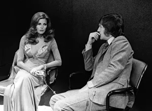 Raquel Welch with interviewer Michael Parkinson 1972 Raquel Welch with interviewer Michael Parkinson 1972