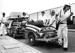 It must rate as the diddyest fire engine in the North East but this specially convered It must rate as the diddyest fire engine in the North East but this specially convered