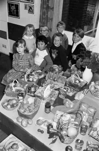 Reaping the harvest... pupils from Meltham Junior, Infant Reaping the harvest... pupils from Meltham Junior, Infant