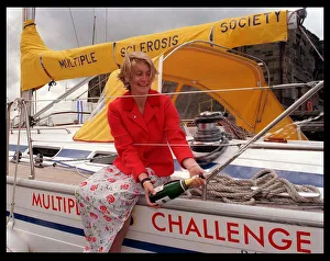 Rebecca Ridgeway - Adventurer and TV Presenter - May 1999 Welcomes the 46ft Yacht Rebecca Ridgeway - Adventurer and TV Presenter - May 1999 Welcomes the 46ft Yacht