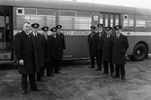 Red Arrow Buses - Bus Drivers and Staff in uniform - June 1979 Bus Drivers Red Arrow Buses - Bus Drivers and Staff in uniform - June 1979 Bus Drivers