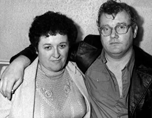 Images Dated 4th February 1985: Reg & June Pitcairn from Kirkcaldy February 1985. face worker Reg Pitcairn