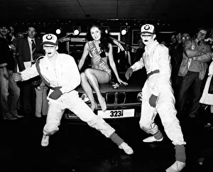 Reigning Miss Tyneside Vivien Stamp. launches the the new BMW 3-series of presage cars at Reigning Miss Tyneside Vivien Stamp. launches the the new BMW 3-series of presage cars at