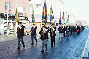 Images Dated 11th November 1990: Remembrance Day Parade, Middlesbrough, Sunday 11th November 1990