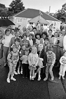 Residents of Fenay Lea Drive, Waterloo, enjoy themselves in spite of the weather Residents of Fenay Lea Drive, Waterloo, enjoy themselves in spite of the weather