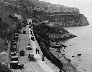 The residents of Llandudno seen enjoying a Easter walk along The residents of Llandudno seen enjoying a Easter walk along
