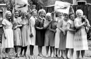 reunion for Spitfire workers who assembled the wings of the iconic British fighter planes reunion for Spitfire workers who assembled the wings of the iconic British fighter planes