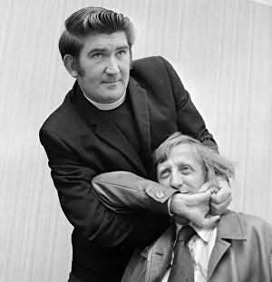 Rev Michael Brooks a methodist minister who also wrestler seen here getting to grips with Rev Michael Brooks a methodist minister who also wrestler seen here getting to grips with