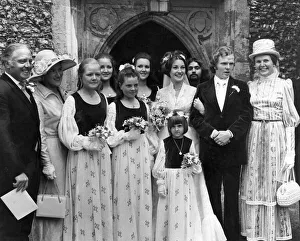 Richard Attenborough's son weds. Hundreds of villagers turned out to see the wedding Richard Attenborough's son weds. Hundreds of villagers turned out to see the wedding