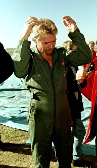 Richard Branson 10 December 1997 Richard Branson Millionaire entrepreneur holds his hands Richard Branson 10 December 1997 Richard Branson Millionaire entrepreneur holds his hands