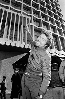 Richard Branson dressed as spiderman, pictured outside Centre Point Richard Branson dressed as spiderman, pictured outside Centre Point