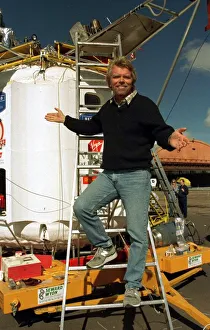 Richard Branson makes final preparation for his around the world balloon flight Richard Branson makes final preparation for his around the world balloon flight