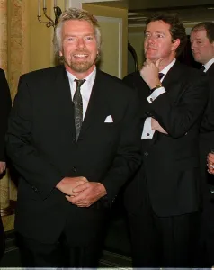 Richard Branson at The Mirror Pride of Britain Awards 1999 with Mirror Editor Richard Branson at The Mirror Pride of Britain Awards 1999 with Mirror Editor