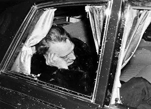 Richard Burton actor relaxes after a hectic weekend March 1982 Richard Burton actor relaxes after a hectic weekend March 1982