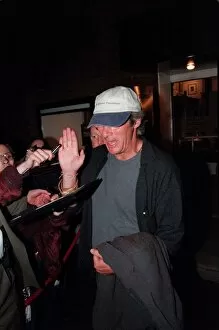 Images Dated 27th September 1998: Richard Gere Actor September 98 Leaving San Lorenzo restaurant in london