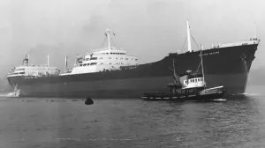The River Tyne's biggest tanker British Destiny, makes an impressive picture as she The River Tyne's biggest tanker British Destiny, makes an impressive picture as she