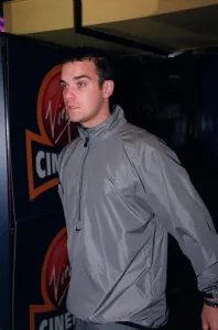 Robbie Williams Singer August 98 Arriving for the premiere of Lock Stock And Two Robbie Williams Singer August 98 Arriving for the premiere of Lock Stock And Two