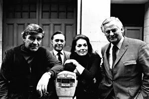 Images Dated 28th June 1971: Robert Beatty, Richard Todd, Barbara Shelley and Derek Bond who are appearing in the play