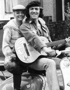 Robert Lindsay Actor - October 1977 As Wolfie Citizen Smith sitting on a Motor Robert Lindsay Actor - October 1977 As Wolfie Citizen Smith sitting on a Motor