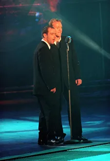 Robson Green and Jerome Flynn singers and former Soldier Soldier actors at the Smash Hits Robson Green and Jerome Flynn singers and former Soldier Soldier actors at the Smash Hits