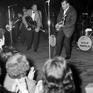 Rock n Roll veteran Bill Haley made a noisy return to this country at Rock n Roll veteran Bill Haley made a noisy return to this country at