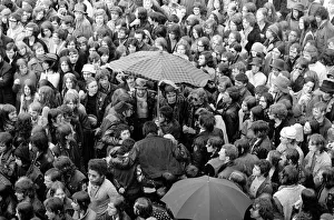 Rockers mingle in the crowd at Free Hyde Park Pop Festival featuring Canned Heat Rockers mingle in the crowd at Free Hyde Park Pop Festival featuring Canned Heat