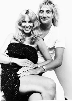 Rod Stewart Rock Singer Songwriter with his wife Alana Stewart dabse Rod Stewart Rock Singer Songwriter with his wife Alana Stewart dabse