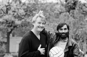 Rodney Marsh (left) and George Best (right) pictured together in 1987 Rodney Marsh (left) and George Best (right) pictured together in 1987