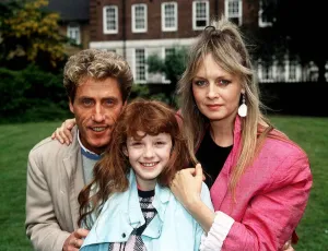 Roger Daltrey and Twiggy with Natalie Morse stars of ITV Production of Hans Christian Roger Daltrey and Twiggy with Natalie Morse stars of ITV Production of Hans Christian