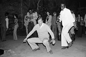 Roger Moore's 50th Birthday Party in the bush near Tshipise, South Africa Roger Moore's 50th Birthday Party in the bush near Tshipise, South Africa
