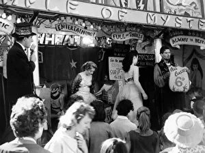 Roll up, Roll up, cries the barker at the Hoppings fair Roll up, Roll up, cries the barker at the Hoppings fair