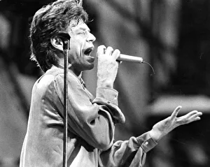 Rolling Stones - Cardiff - 17th July 1990 - Cardiff Arms Park - Mick Jagger Rolling Stones - Cardiff - 17th July 1990 - Cardiff Arms Park - Mick Jagger