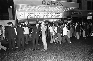 Rolling Stones fans queue outside the Odeon, New Street, Birmingham before the concert Rolling Stones fans queue outside the Odeon, New Street, Birmingham before the concert