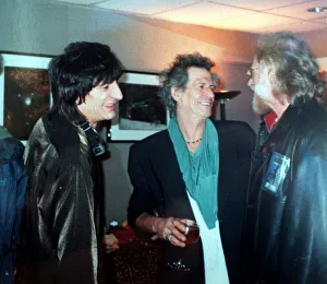 Rolling Stones: Former manager Andrew Loog Oldham talking to Keith Richards Rolling Stones: Former manager Andrew Loog Oldham talking to Keith Richards
