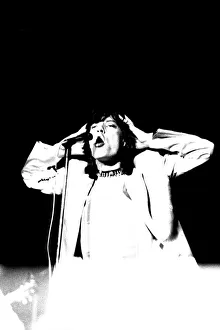 Rolling Stones: Mick Jagger in concert at the Newcastle City Hall 4th March 1971 Rolling Stones: Mick Jagger in concert at the Newcastle City Hall 4th March 1971