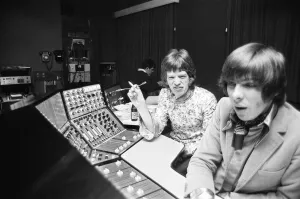 Rolling Stones seen here at the Olympic Studio Barnes in South London Rolling Stones seen here at the Olympic Studio Barnes in South London