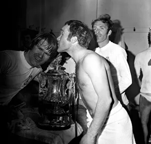 Ron Harris & David Webb celebrate win over Leeds 1970 in FA cup final replay with Ron Harris & David Webb celebrate win over Leeds 1970 in FA cup final replay with