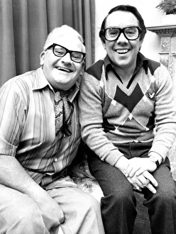Ronnie Barker and Ronnie Corbett who were appearing at Coventry theatre in their Ronnie Barker and Ronnie Corbett who were appearing at Coventry theatre in their
