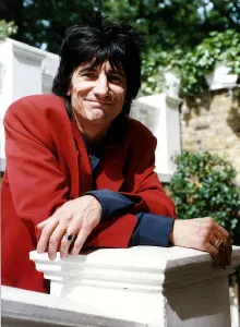 Ronnie Wood of the Rolling Stones. 6th August 1992 Ronnie Wood of the Rolling Stones. 6th August 1992
