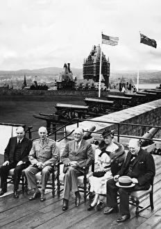 Roosevelt - Churchill Quebec meeting. President Roosevelt Roosevelt - Churchill Quebec meeting. President Roosevelt