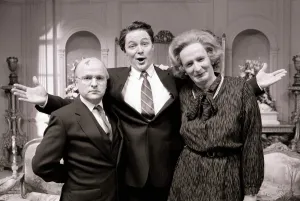 Rory Bremner Comedian - April 1987 with co stars Rory Bremner Comedian - April 1987 with co stars