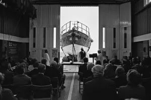 The Rother Class lifeboat Alice Upjohn seen here being blessed at the Dungeness RNLI The Rother Class lifeboat Alice Upjohn seen here being blessed at the Dungeness RNLI