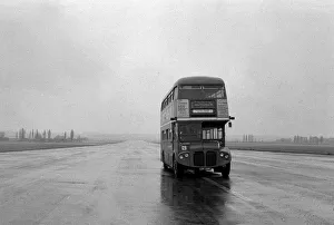 Routemaster bus part of the Red Arrows bus display team seen here at Chiswick testing Routemaster bus part of the Red Arrows bus display team seen here at Chiswick testing