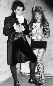Rowan Atkinson and Gilly Coman in television roles 1987 from television programmes Rowan Atkinson and Gilly Coman in television roles 1987 from television programmes