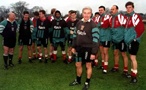 Roy Evans Football Manager Liverpool FC takes his first training session as the new boss Roy Evans Football Manager Liverpool FC takes his first training session as the new boss